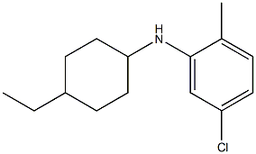 5-chloro-N-(4-ethylcyclohexyl)-2-methylaniline 结构式