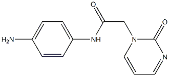 N-(4-aminophenyl)-2-(2-oxopyrimidin-1(2H)-yl)acetamide 结构式