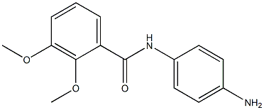 N-(4-aminophenyl)-2,3-dimethoxybenzamide 结构式