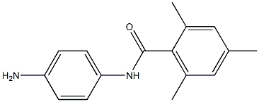 N-(4-aminophenyl)-2,4,6-trimethylbenzamide 结构式