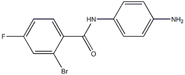 N-(4-aminophenyl)-2-bromo-4-fluorobenzamide 结构式