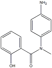 N-(4-aminophenyl)-2-hydroxy-N-methylbenzamide 结构式