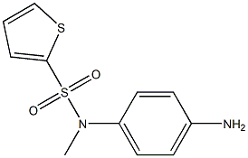 N-(4-aminophenyl)-N-methylthiophene-2-sulfonamide 结构式
