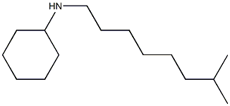 N-(7-methyloctyl)cyclohexanamine 结构式