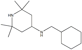 N-(cyclohexylmethyl)-2,2,6,6-tetramethylpiperidin-4-amine 结构式