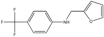 N-(furan-2-ylmethyl)-4-(trifluoromethyl)aniline 结构式