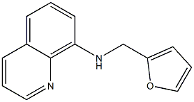 N-(furan-2-ylmethyl)quinolin-8-amine 结构式