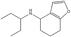 N-(pentan-3-yl)-4,5,6,7-tetrahydro-1-benzofuran-4-amine 结构式