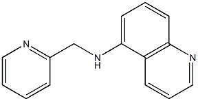 N-(pyridin-2-ylmethyl)quinolin-5-amine 结构式