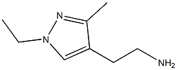 1H-Pyrazole-4-ethanamine,  1-ethyl-3-methyl- 结构式