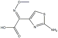 2-Methoxyimino-2-(2-Amino  Thiazol-4-yl)-Acetic  Acid  Anhydrous  (ATMAA) 结构式