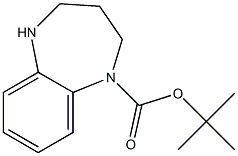 2,3,4,5-Tetrahydro-benzo[b][1,4]diazepine-1-carboxylic acid tert-butyl ester 结构式