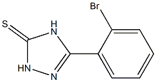 5-(2-bromophenyl)-2,4-dihydro-3H-1,2,4-triazole-3-thione 结构式