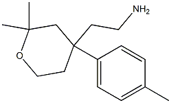 2-[2,2-dimethyl-4-(4-methylphenyl)tetrahydro-2H-pyran-4-yl]ethylamine 结构式