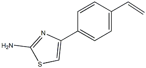 4-(4-vinylphenyl)-1,3-thiazol-2-amine 结构式