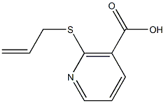 2-(allylsulfanyl)nicotinic acid 结构式
