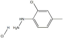 2-氯-4-甲基苯肼盐酸盐 结构式