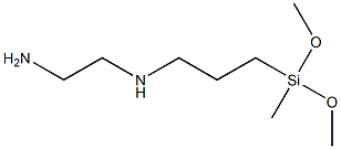 3-(2-氨乙基)-氨丙基甲基二甲氧基硅烷 结构式