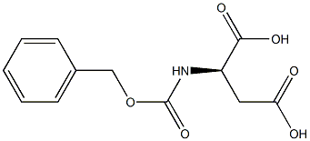 CBZ-D-天冬氨酸 结构式