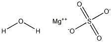 一水硫酸镁肥 结构式