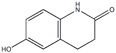 6-羟基-3,4-二氢喹诺酮 结构式