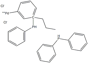 1,3-双二苯基膦丙烷氯化钯 结构式