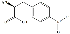 D-对硝基苯丙氨酸 结构式