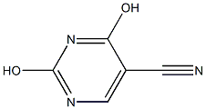 5-氰基-2,4-二羟基嘧啶 结构式