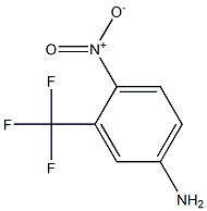 2-硝基-5-胺基三氟甲苯 结构式