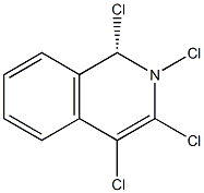 S-(-)-1,2,3,4-四氯异喹啉酸 结构式