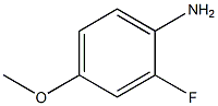 2-氟-4-甲氧基苯胺 结构式