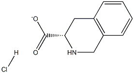 [S]-1,2,3,4-四氢异喹啉-3-羧酸叔丁酯盐酸盐 结构式