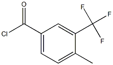 3-三氟甲基-4-甲基苯甲酰氯 结构式