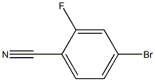 2-氟-4-溴苯甲腈 结构式