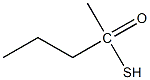 2-巯基-2-戊酮 结构式