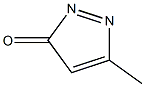 3-甲基-5-吡唑啉酮 结构式