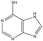 6-MERCAPTOPURINE-3N-OXIDE 结构式