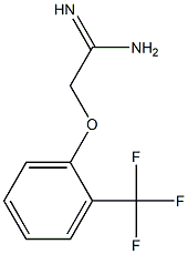 2-(2-TRIFLUOROMETHYLPHENOXY)ACETAMIDINE 结构式