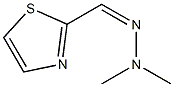 N,N-DIMETHYL-N''-[1-THIAZOL-2-YL-METH-(E/Z)-YLIDENE]-HYDRAZINE 结构式