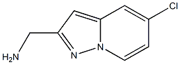 (5-Chloropyrazolo[1,5-a]pyridin-2-yl)methylamine 结构式