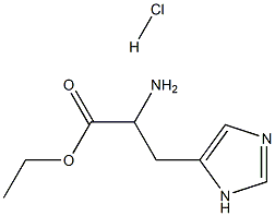 1-Ethoxycarbonyl-2-(3H-imidazol-4-yl)ethylaminehydrochloride 结构式