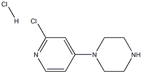 4-(2-Chloropyridin-4-yl)piperazinehydrochloride 结构式