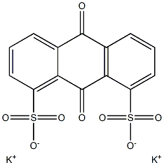 蒽醌-1,8-二磺酸钾 结构式