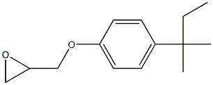 2-{[4-(1,1-dimethylpropyl)phenoxy]methyl}oxirane 结构式