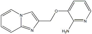 3-{imidazo[1,2-a]pyridin-2-ylmethoxy}pyridin-2-amine 结构式