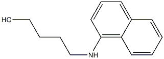 4-(1-naphthylamino)-1-butanol 结构式