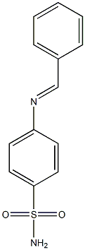 4-{[(E)-phenylmethylidene]amino}benzenesulfonamide 结构式