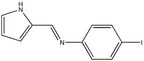 N-(4-iodophenyl)-N-[(E)-1H-pyrrol-2-ylmethylidene]amine 结构式