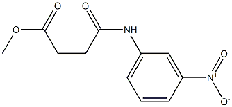 methyl 4-(3-nitroanilino)-4-oxobutanoate 结构式