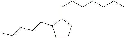 1-Pentyl-2-heptylcyclopentane 结构式